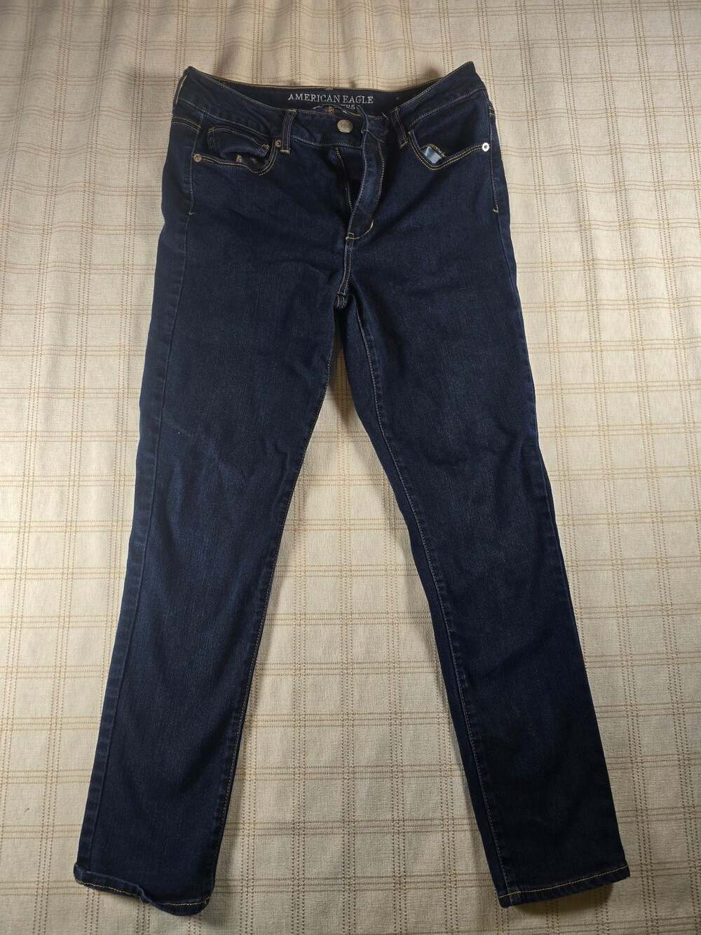 American Eagle Outfitters Women's Hi-Rise Skinny Super Stretch Jeans Size 10 Sho